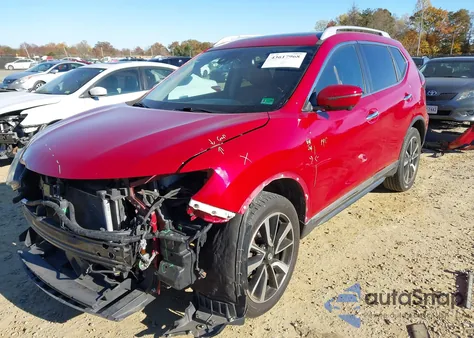 2017 Nissan Rogue Sl из США, поврежденный, VIN 5N1AT2MV0HC792816